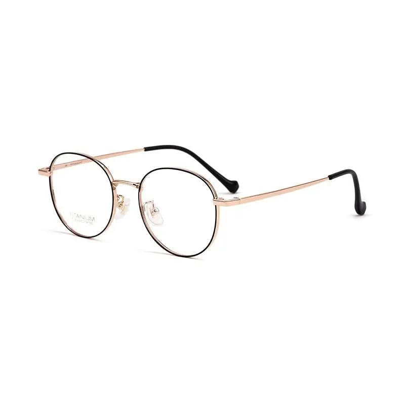 Unisex Polygon Full Rim Titanium Prescription Glasses 3933 — view 6 | Rx Spectacle