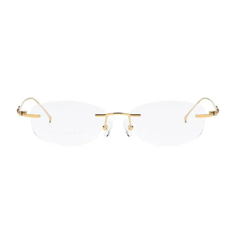 Women's Rimless Titanium Prescription Glasses 2879 — view 6 | Rx Spectacle