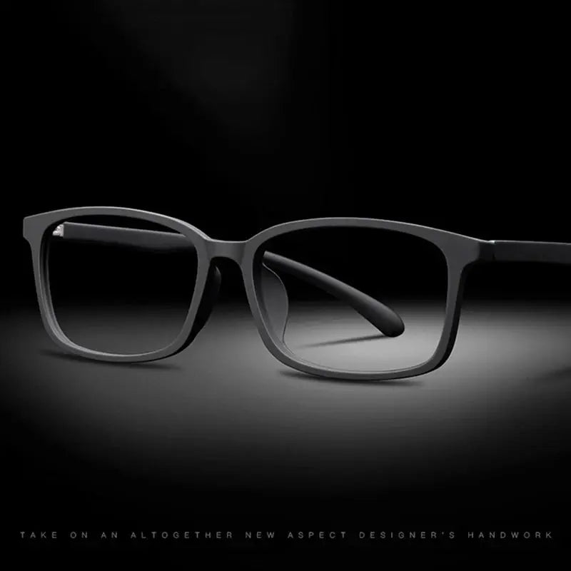 Unisex Square Full Rim Titanium Prescription Glasses 98007 — view 1 | Rx Spectacle