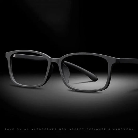 Unisex Square Full Rim Titanium Prescription Glasses 98007 — view 1 | Rx Spectacle