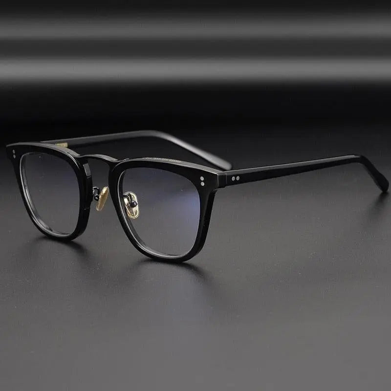 Men's Full Rim Acetate Prescription Glasses Y001 — view 9 | Rx Spectacle