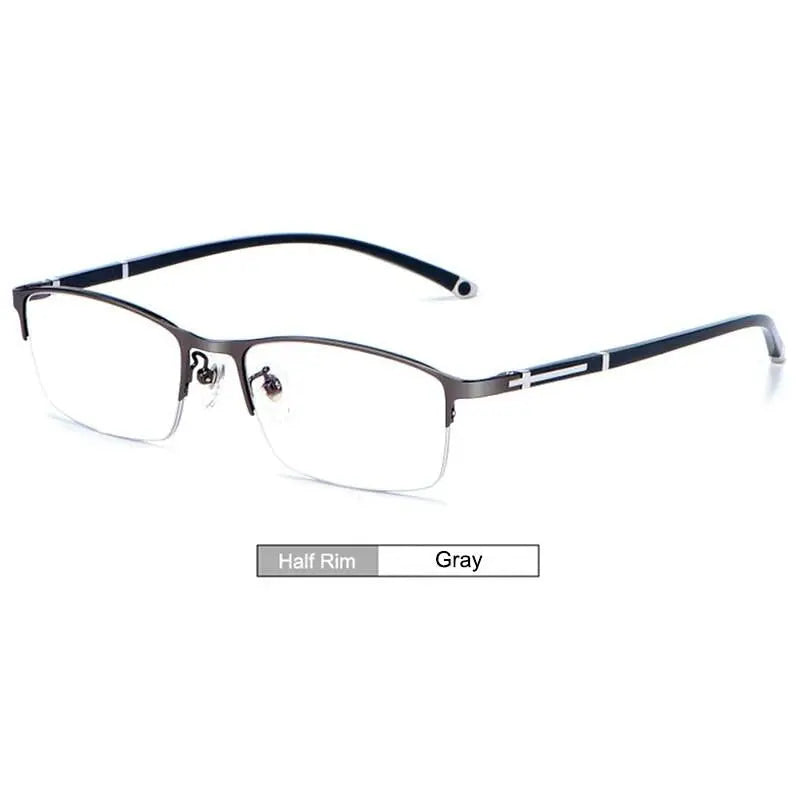 Unisex Full Rim Alloy Prescription Glasses P9211 — view 5 | Rx Spectacle