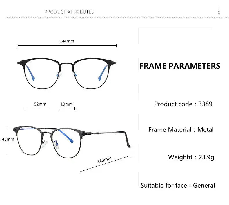 Unisex Square Full Rim TR90 Reading Glasses 513389 — view 2 | Rx Spectacle