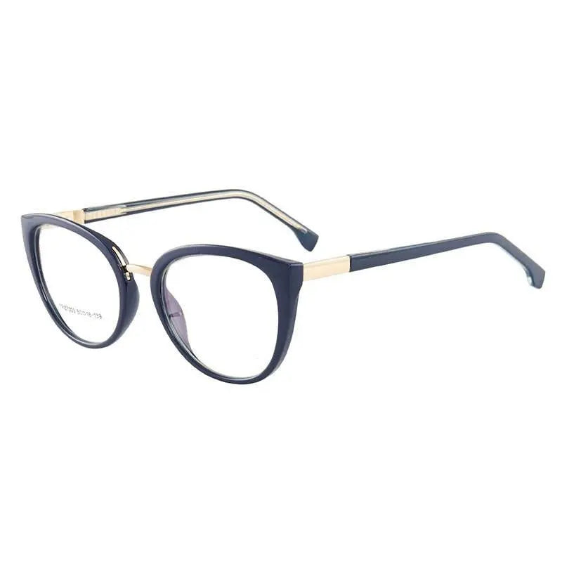Women's Cat Eye Full Rim Acetate Prescription Glasses 7003 — view 8 | Rx Spectacle