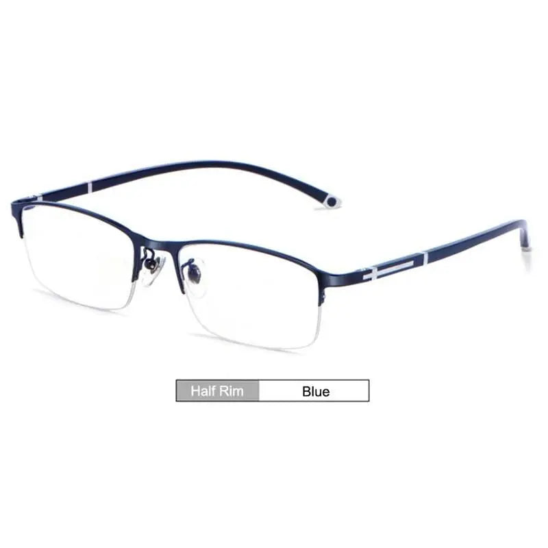 Unisex Full Rim Alloy Prescription Glasses P9211 — view 10 | Rx Spectacle