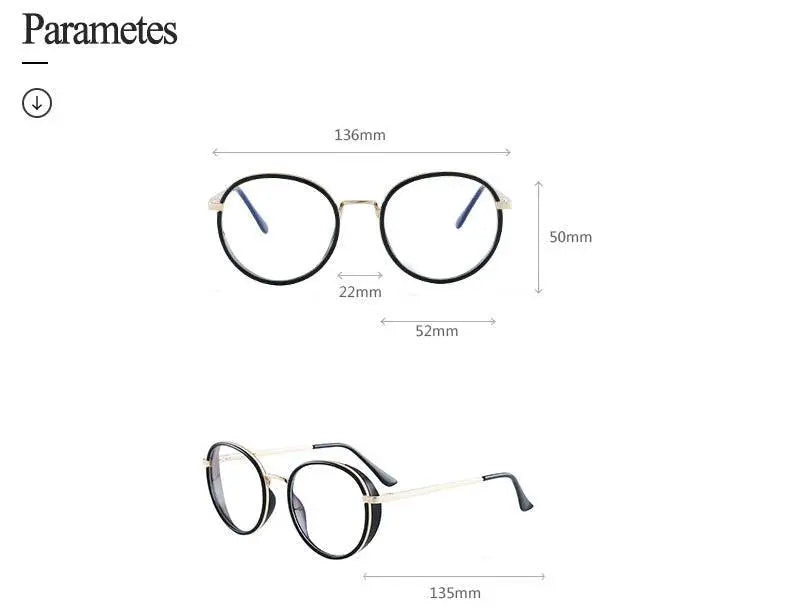 Women's Round Full Rim TR90 Prescription Glasses 7028 — view 13 | Rx Spectacle