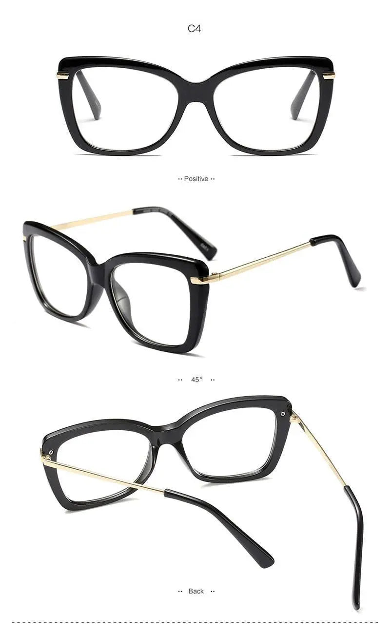 Women's Cat Eye Full Rim Acetate Prescription Glasses 97331 — view 16 | Rx Spectacle