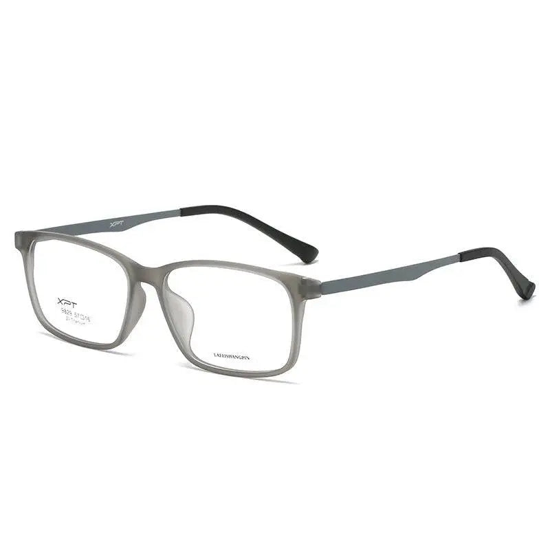 Unisex Square Full Rim Titanium Prescription Glasses 9829 — view 5 | Rx Spectacle
