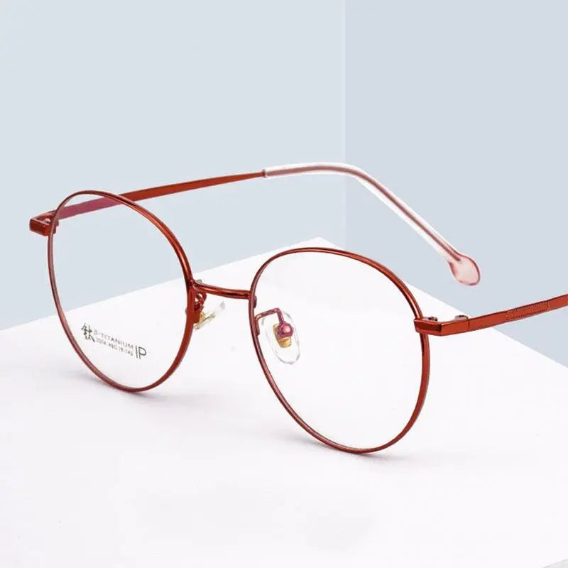 Unisex Round Full Rim Prescription Glasses 2054 — view 2 | Rx Spectacle