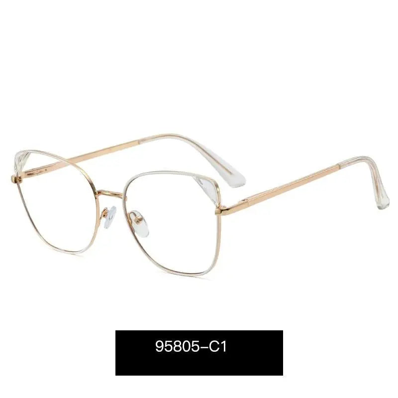 Women's Cat Eye Full Rim TR90 Prescription Glasses 95805 — view 8 | Rx Spectacle