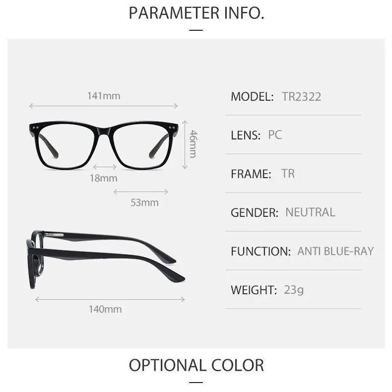 Men's Full Rim Acetate Prescription Glasses 2322 — view 15 | Rx Spectacle