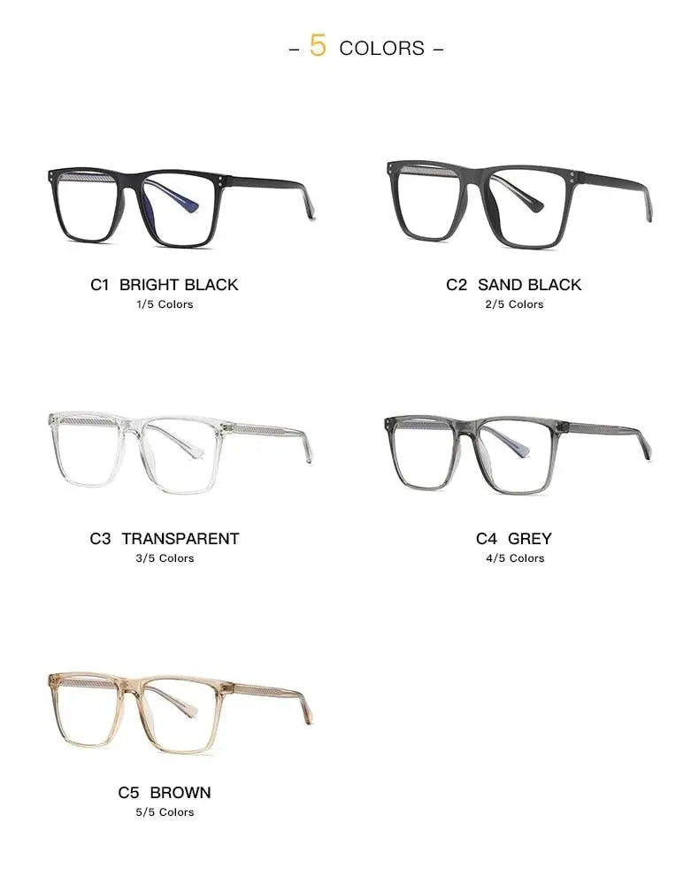 Women's Square Full Rim TR90 Prescription Glasses 2023 — view 13 | Rx Spectacle