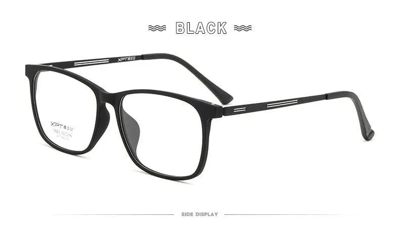 Unisex Square Full Rim Titanium Prescription Glasses 9825 — view 14 | Rx Spectacle