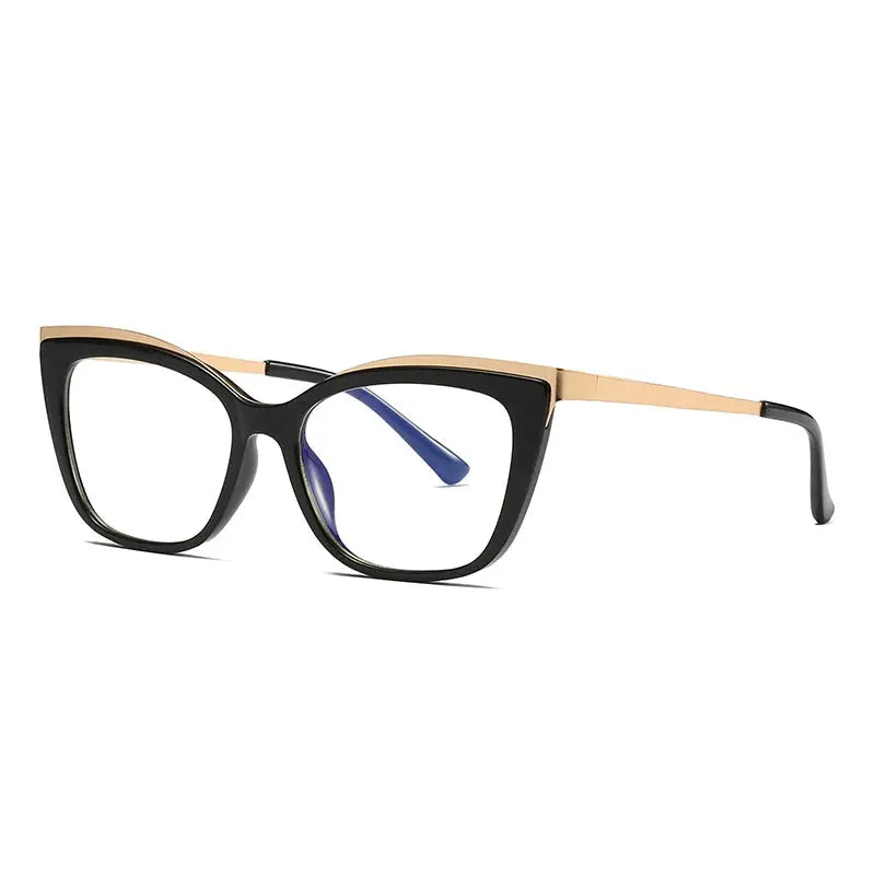 Women's Cat Eye Full Rim TR90 Prescription Glasses 772049 — view 6 | Rx Spectacle