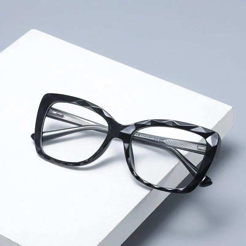 Women's Cat Eye Full Rim TR90 Prescription Glasses 2009 — view 9 | Rx Spectacle