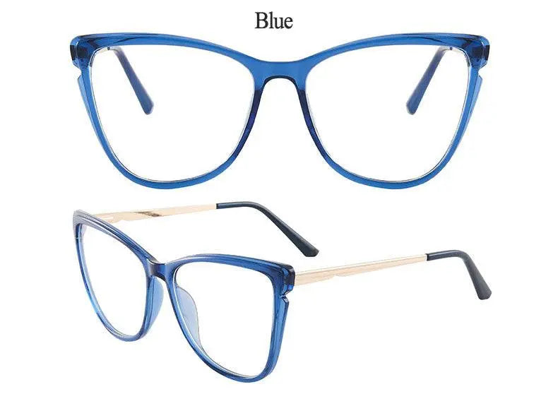 Women's Cat Eye Full Rim TR90 Prescription Glasses 7021 — view 16 | Rx Spectacle