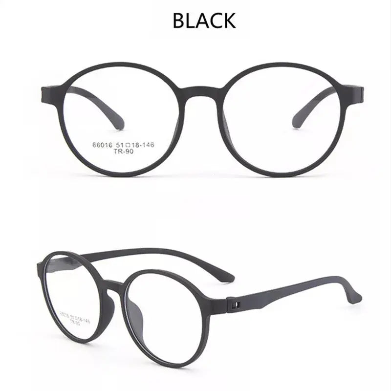 Unisex Round Full Rim TR90 Reading Glasses 66016 — view 5 | Rx Spectacle