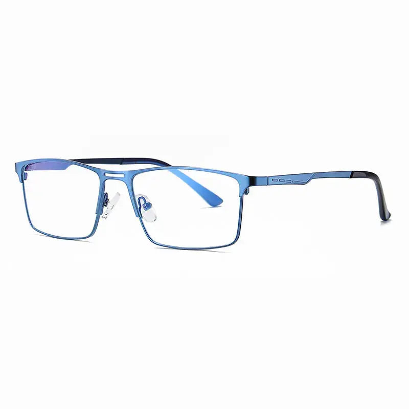 Men's Square Full Rim Alloy Prescription Glasses 59099 — view 6 | Rx Spectacle
