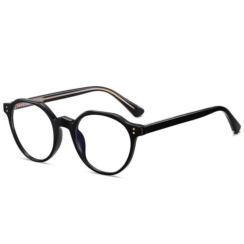 Unisex Round Full Rim TR90 Prescription Glasses 2084 — view 10 | Rx Spectacle