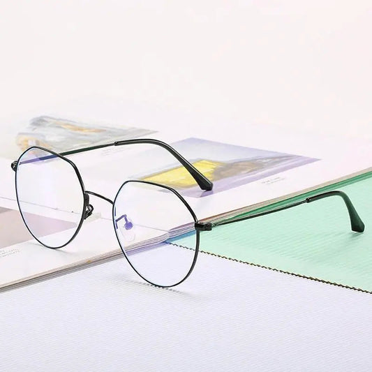 Unisex Round Full Rim Alloy Prescription Glasses 66030 — view 1 | Rx Spectacle