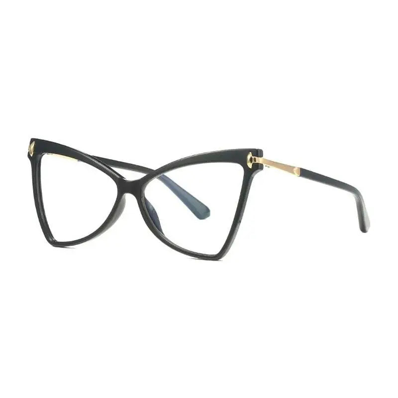 Women's Cat Eye Full Rim TR90 Prescription Glasses 2077 — view 12 | Rx Spectacle