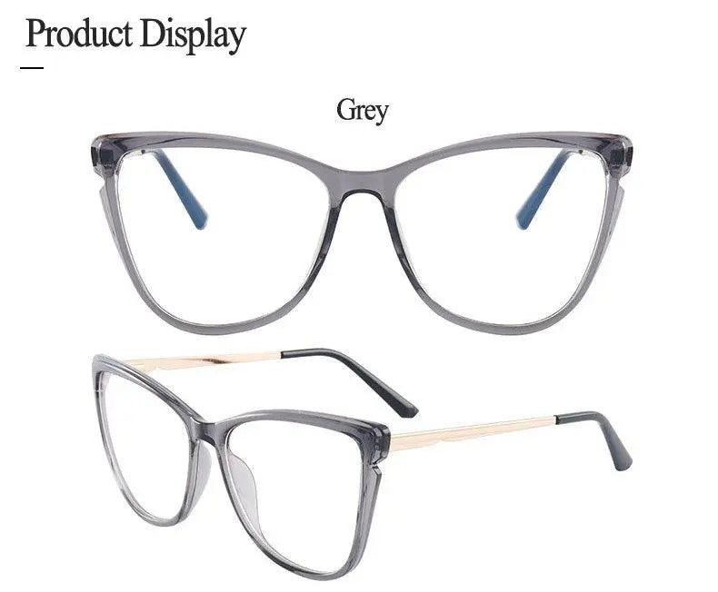 Women's Cat Eye Full Rim TR90 Prescription Glasses 7021 — view 14 | Rx Spectacle
