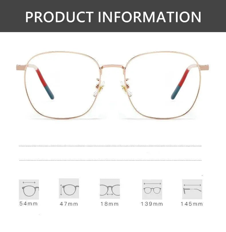 Unisex Full Rim Titanium Prescription Glasses 7525 — view 12 | Rx Spectacle