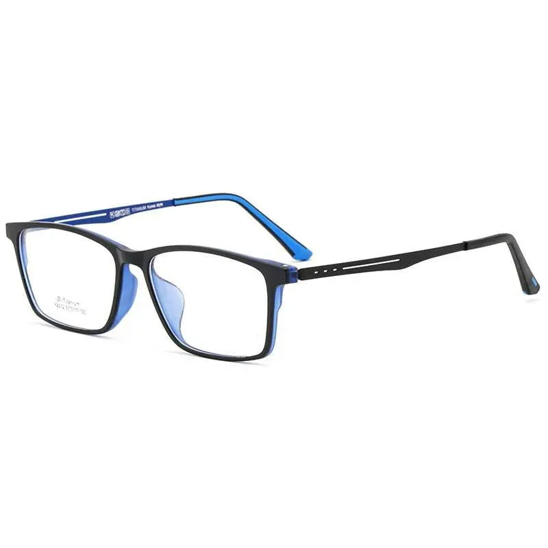 Men's Square Full Rim Titanium Prescription Glasses Y2012 — view 6 | Rx Spectacle