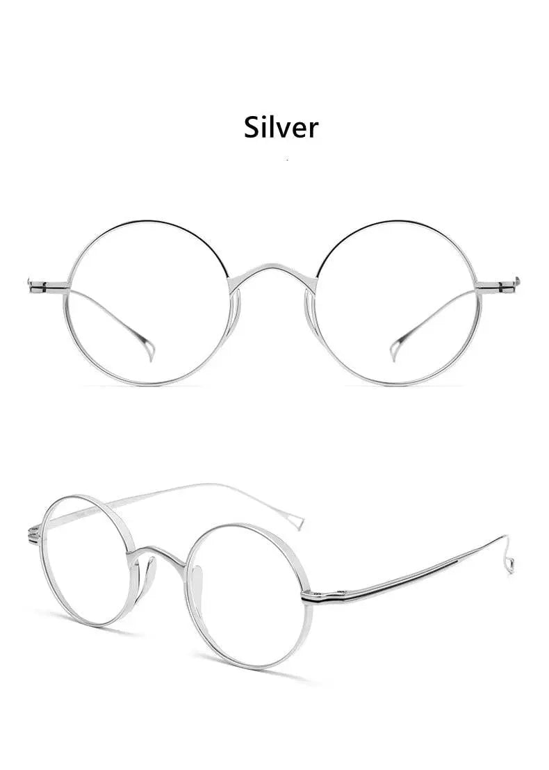 Unisex Full Rim Titanium Prescription Glasses 9818CK — view 12 | Rx Spectacle