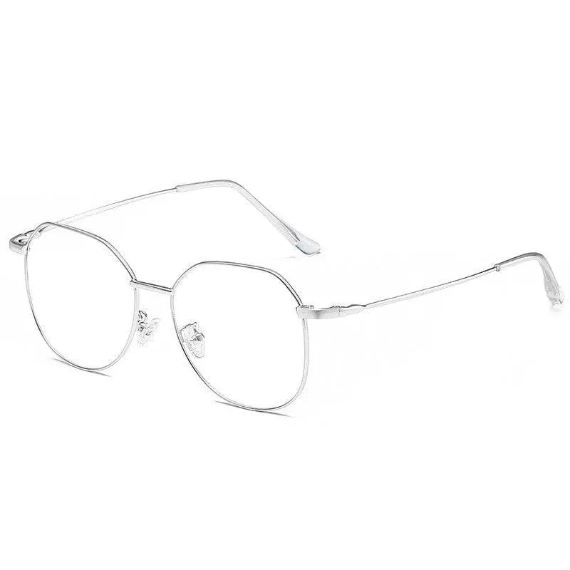Unisex Polygon Full Rim Alloy Prescription Glasses Zy9038 — view 7 | Rx Spectacle