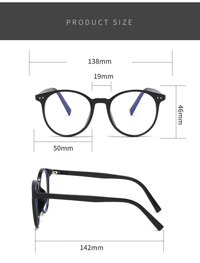 Women's Round Full Rim Acetate Prescription Glasses 3003 — view 13 | Rx Spectacle