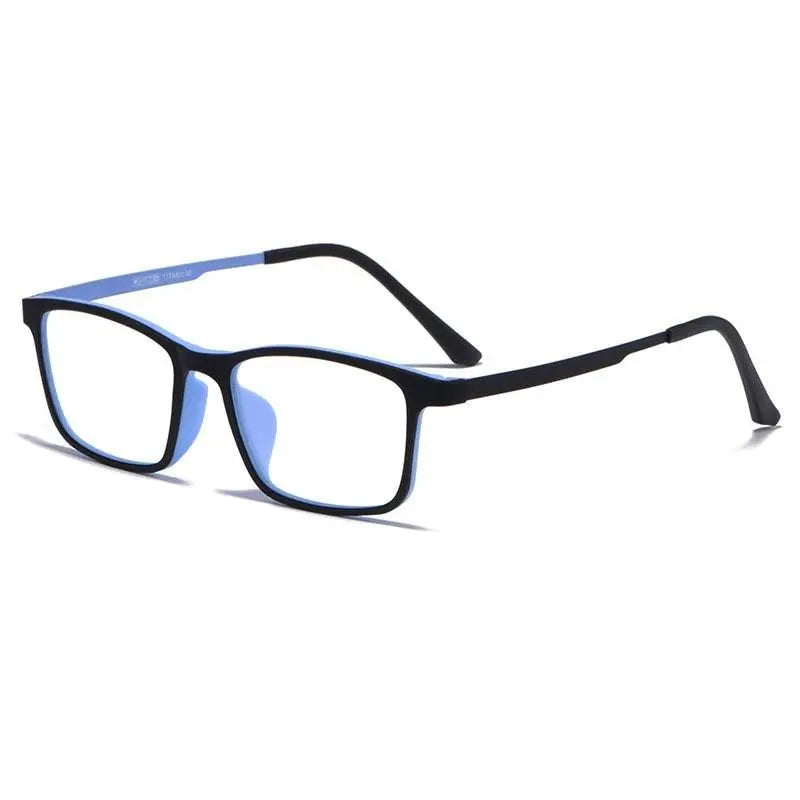 Unisex Square Full Rim Titanium Prescription Glasses HR3058 — view 7 | Rx Spectacle