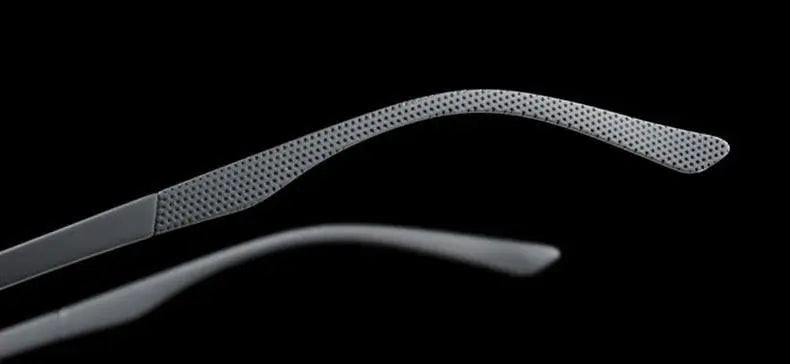 Unisex Square Semi-Rimless TR90 Prescription Glasses P8831 — view 25 | Rx Spectacle