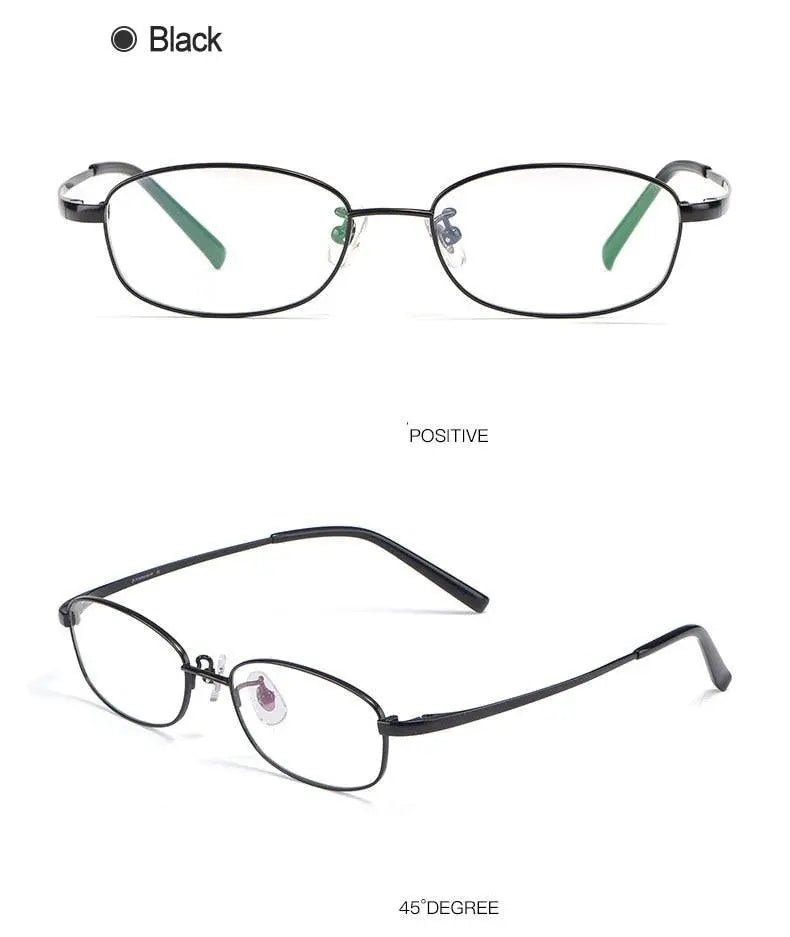 Men's Full Rim Titanium Prescription Glasses 10196 — view 13 | Rx Spectacle