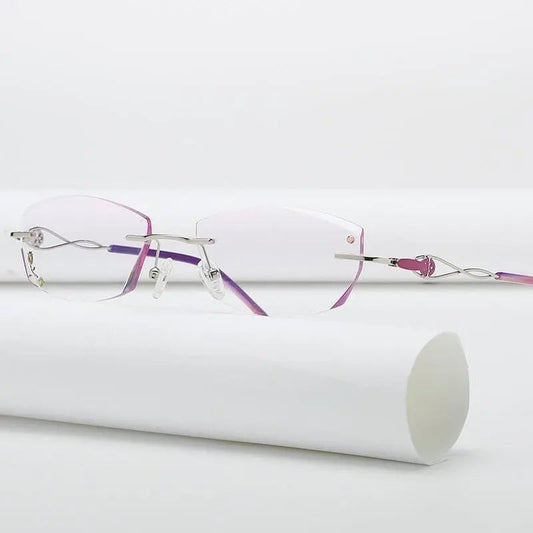 Women's Rimless Prescription Glasses 2378 — view 1 | Rx Spectacle