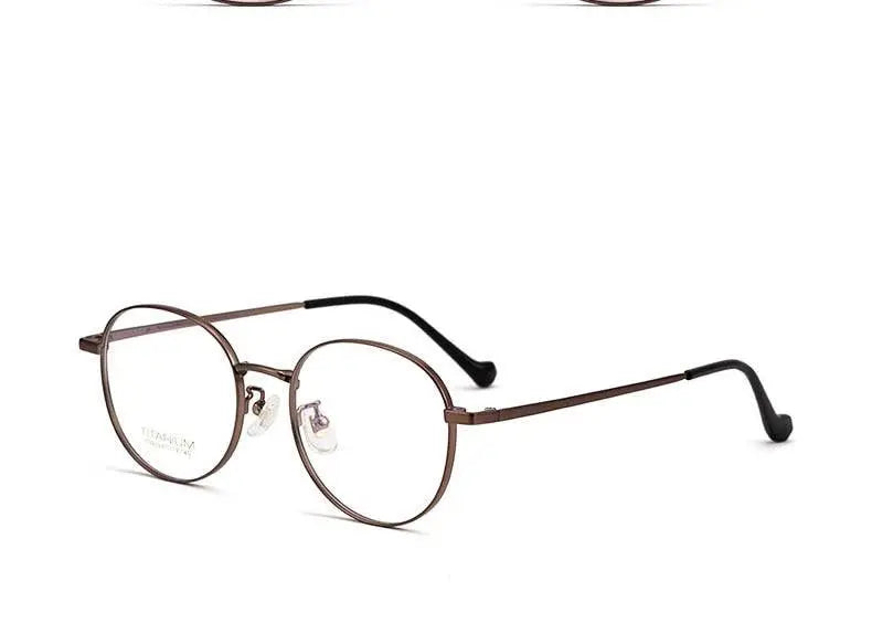 Unisex Polygon Full Rim Titanium Prescription Glasses 3933 — view 17 | Rx Spectacle