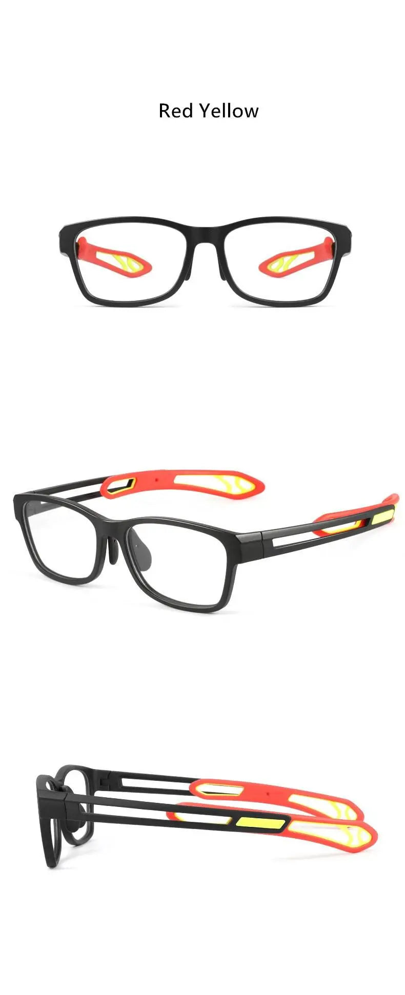 Unisex Full Rim TR90 Sports Glasses YD1927 — view 15 | Rx Spectacle