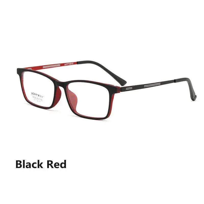 Unisex Square Full Rim Titanium Reading Glasses 9824 — view 6 | Rx Spectacle