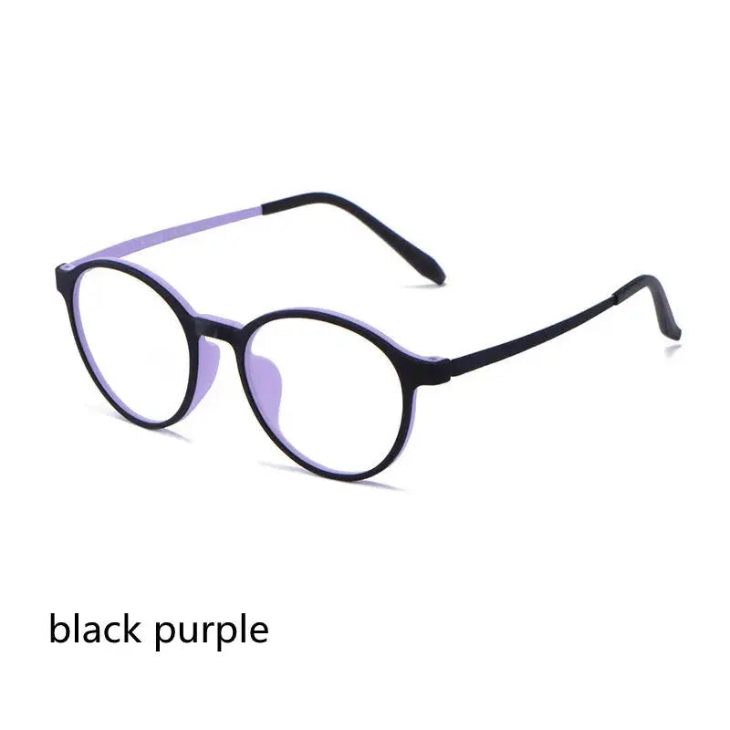 Unisex Round Full Rim Titanium Reading Glasses 9135 — view 7 | Rx Spectacle