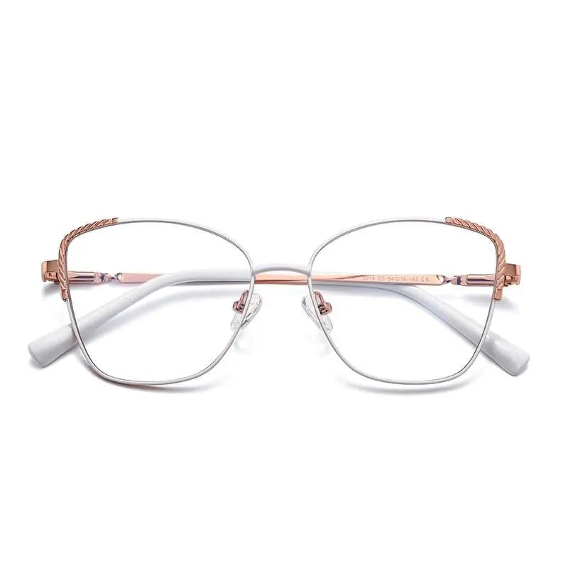 Women's Polygon Full Rim Alloy Prescription Glasses 3014 — view 1 | Rx Spectacle