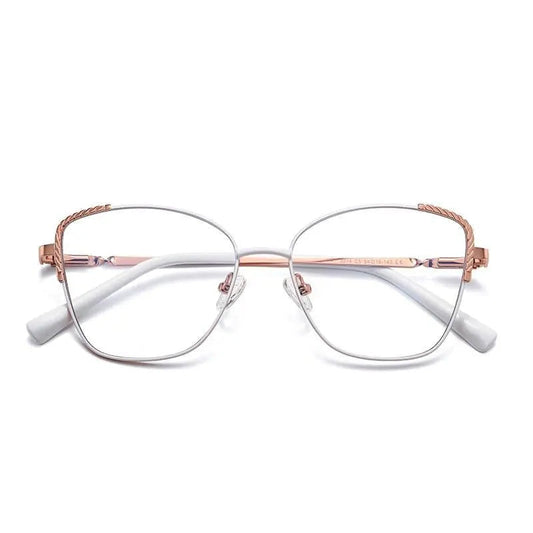 Women's Polygon Full Rim Alloy Prescription Glasses 3014 — view 1 | Rx Spectacle