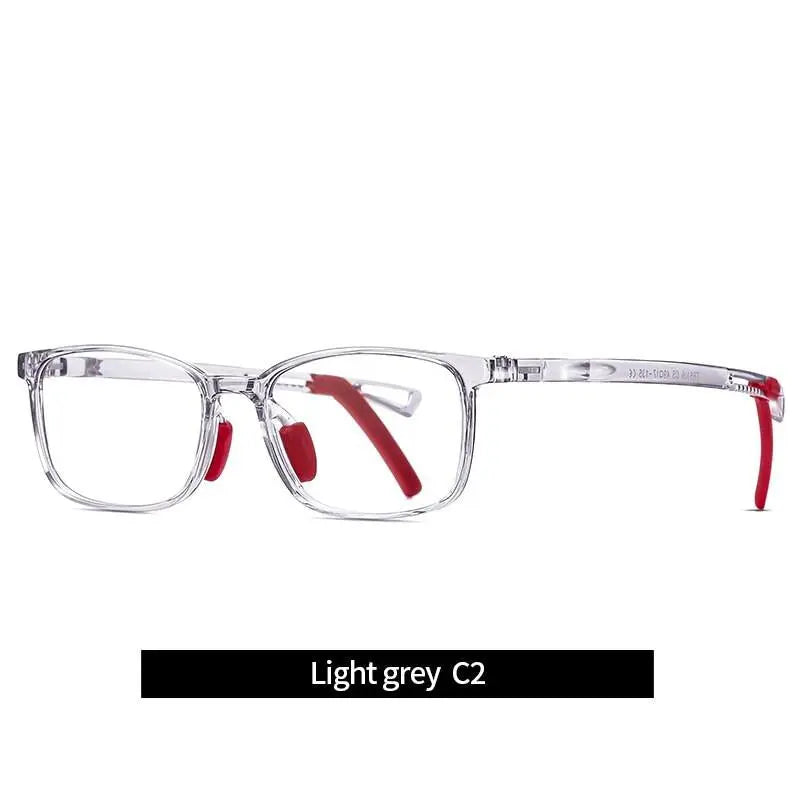 Unisex Square Full Rim TR90 Prescription Glasses 5109 — view 9 | Rx Spectacle