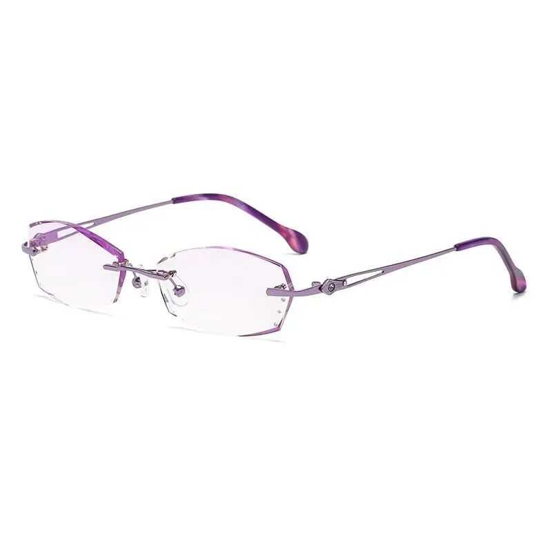 Women's Rimless Titanium Prescription Glasses 5901 — view 8 | Rx Spectacle