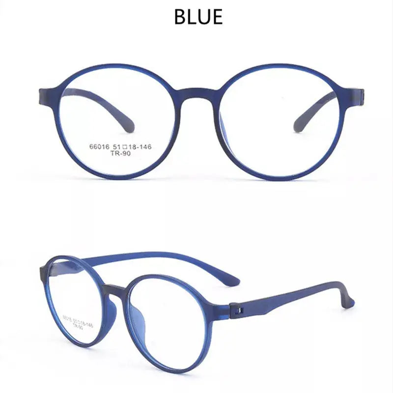 Unisex Round Full Rim TR90 Reading Glasses 66016 — view 7 | Rx Spectacle