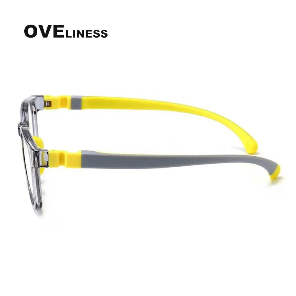 Unisex Square Full Rim Titanium Prescription Glasses Olp06 — view 11 | Rx Spectacle