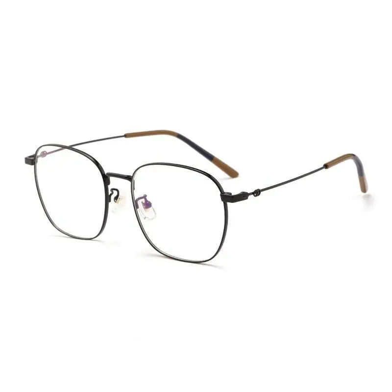 Unisex Full Rim Titanium Prescription Glasses 7525 — view 6 | Rx Spectacle