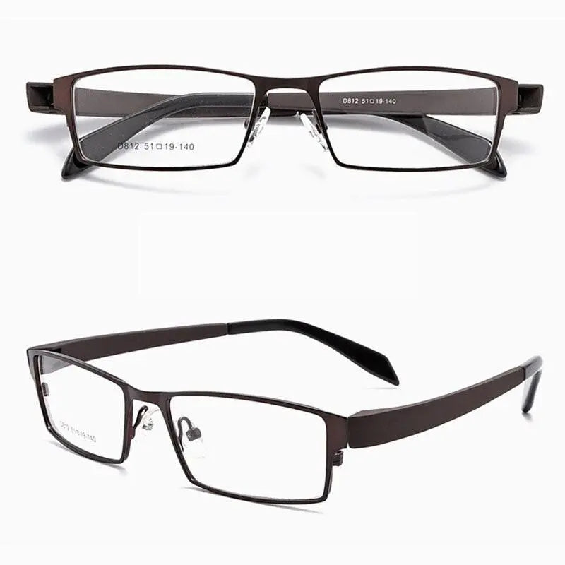 Unisex Square Full Rim TR90 Prescription Glasses D812 — view 13 | Rx Spectacle