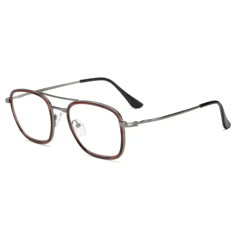 Women's Square Full Rim TR90 Double Bridge Prescription Glasses 72624 — view 7 | Rx Spectacle