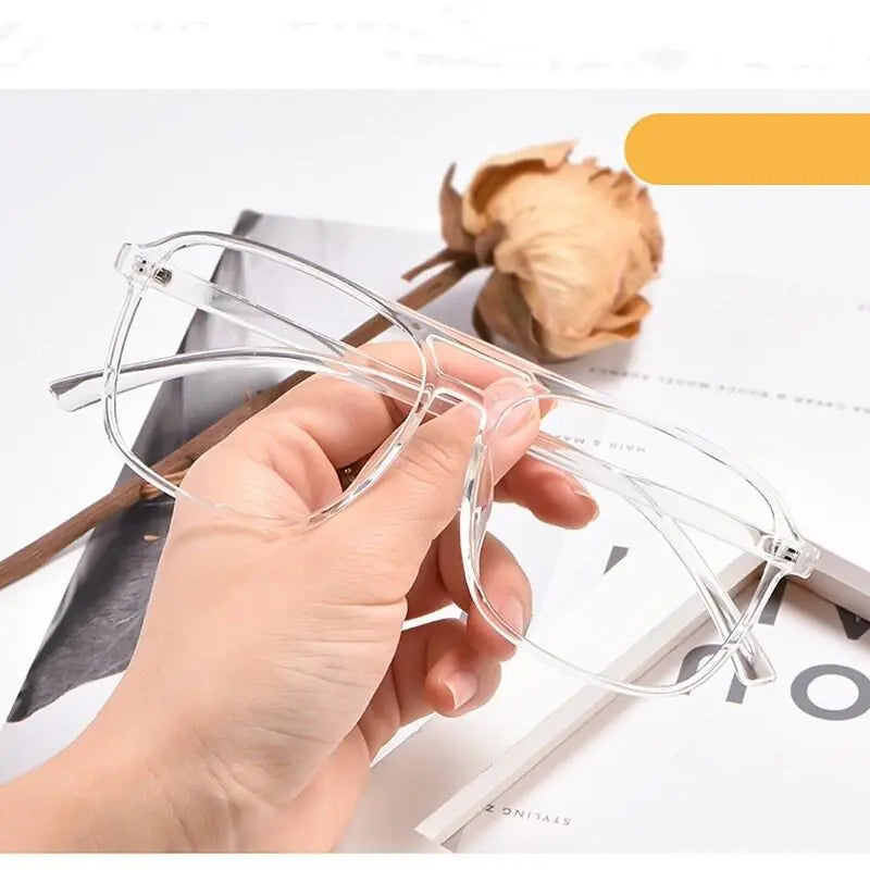 Unisex Full Rim TR90 Double Bridge Prescription Glasses D138 — view 8 | Rx Spectacle