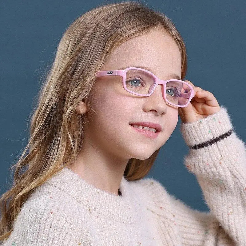 Unisex Square Full Rim Prescription Glasses F1676 — view 4 | Rx Spectacle